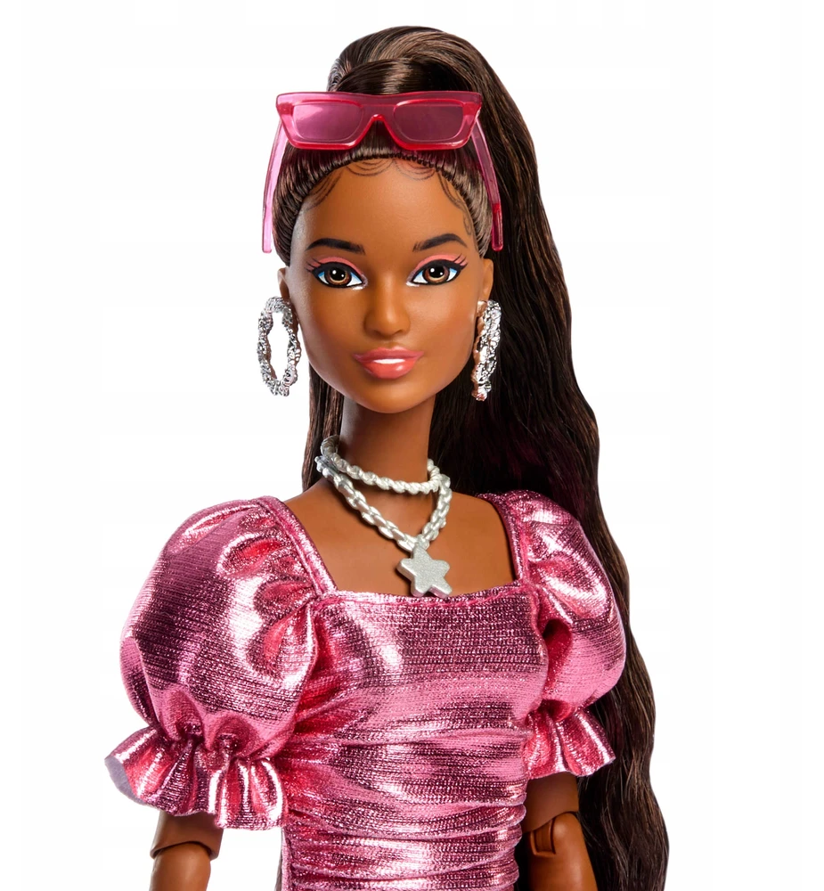 Mattel BARBIE DELUXE FASHIONISTAS tamsiaplaukė lėlė (JFP41)