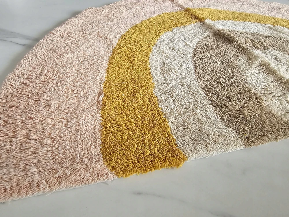LIVARNO home Dywan dziecięcy TĘCZA 100x60cm BAWEŁNA