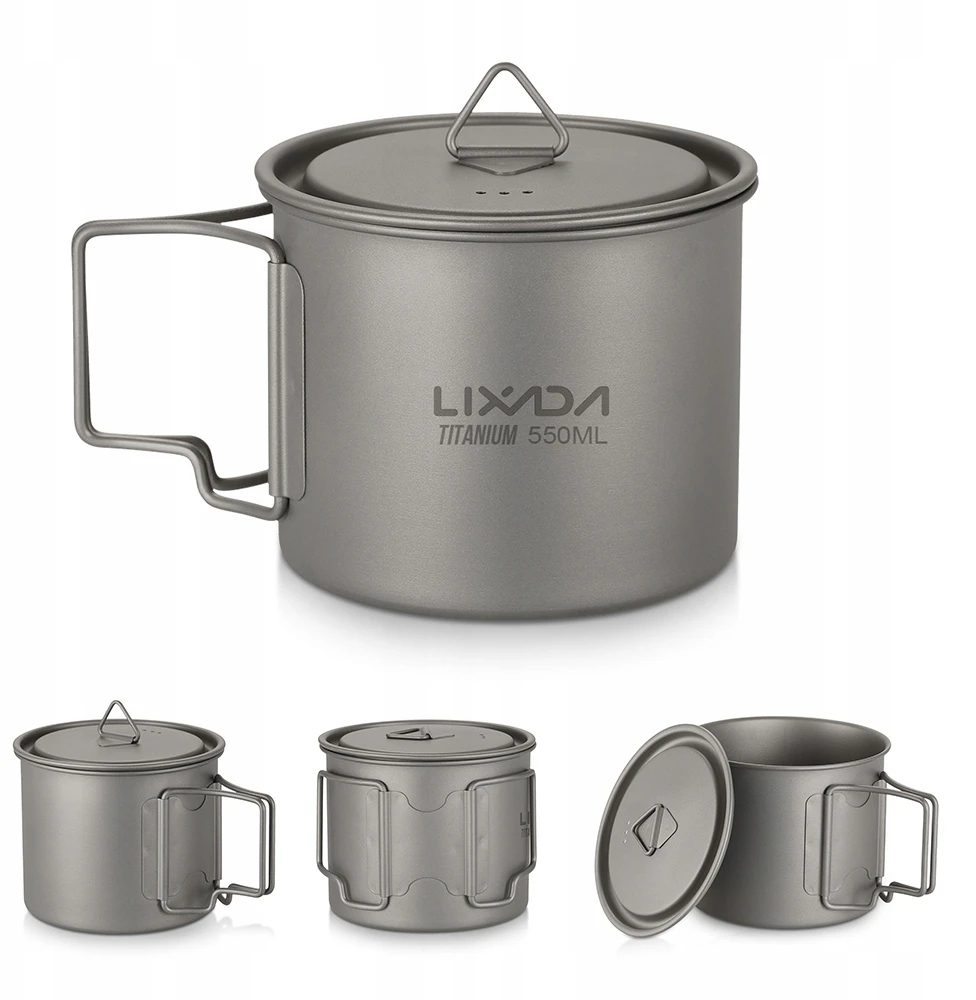 Lixada 550 ml lauko vandens puodelis