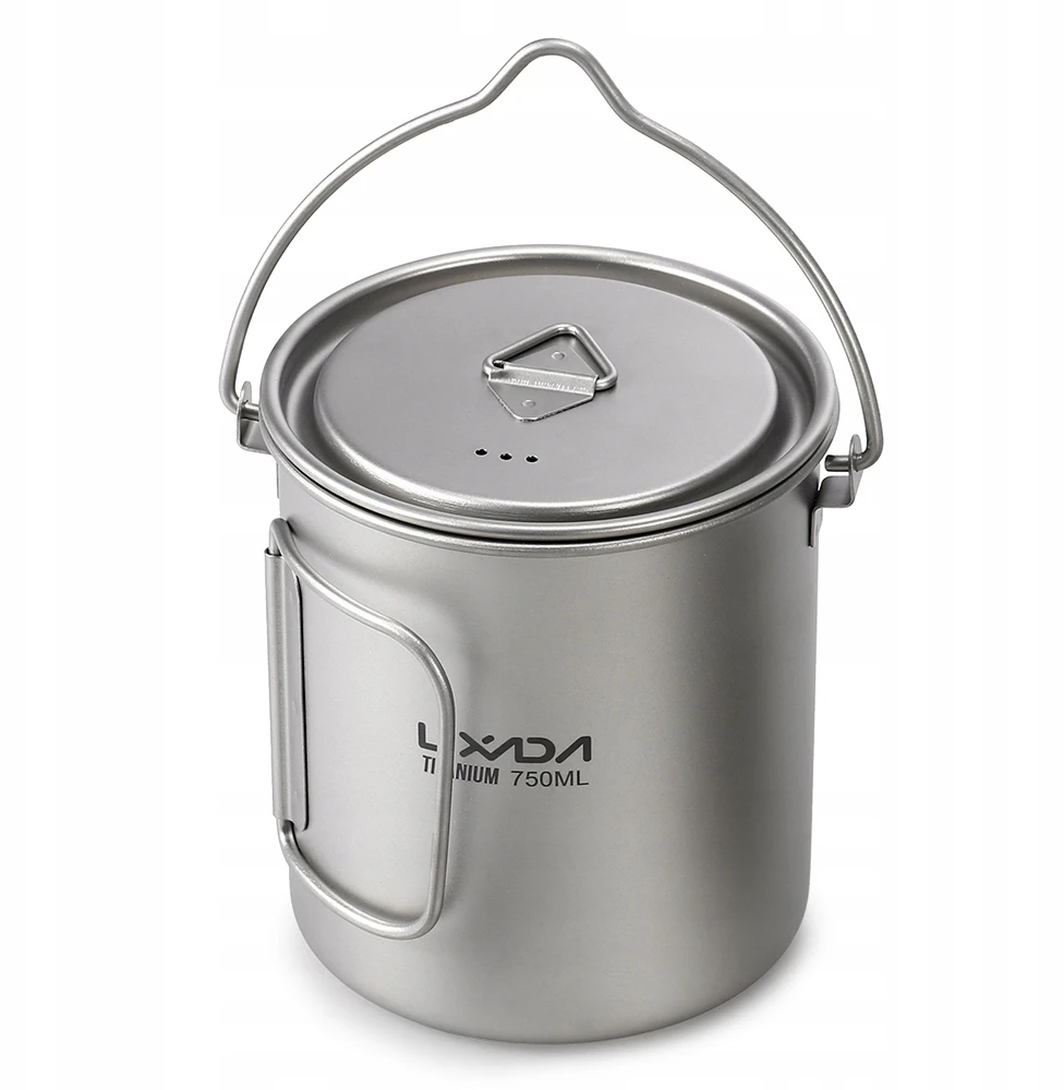 Lixada TITANIUM PUODULIO PUODAS 750ml TOURIST + SPORK