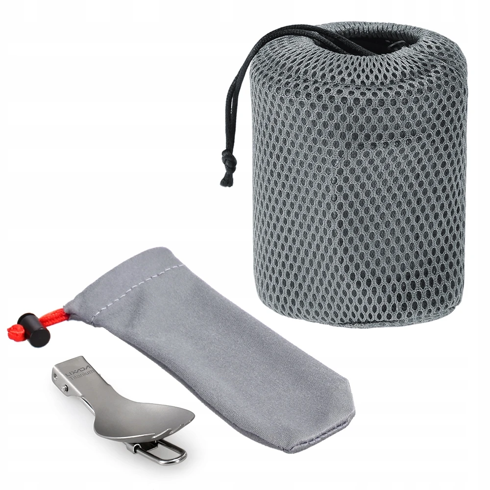 Lixada TITANIUM PUODULIO PUODAS 750ml TOURIST + SPORK