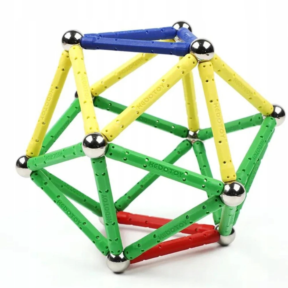 LOGIC 3D Neocube Magnetic Building Blocks Construction Balls rinkinys XXL 152 elementai