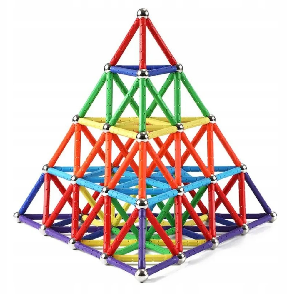 LOGIC 3D Neocube Magnetic Building Blocks Construction Balls rinkinys XXL 152 elementai