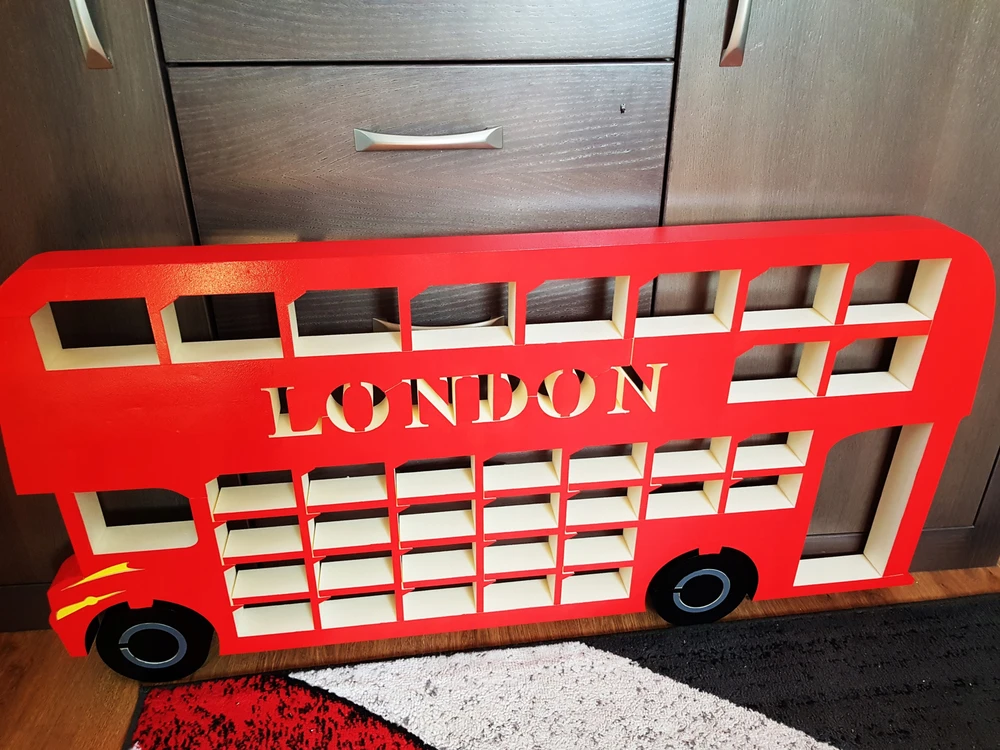 London Lentyna karštųjų ratų stovui / automobilių garažas