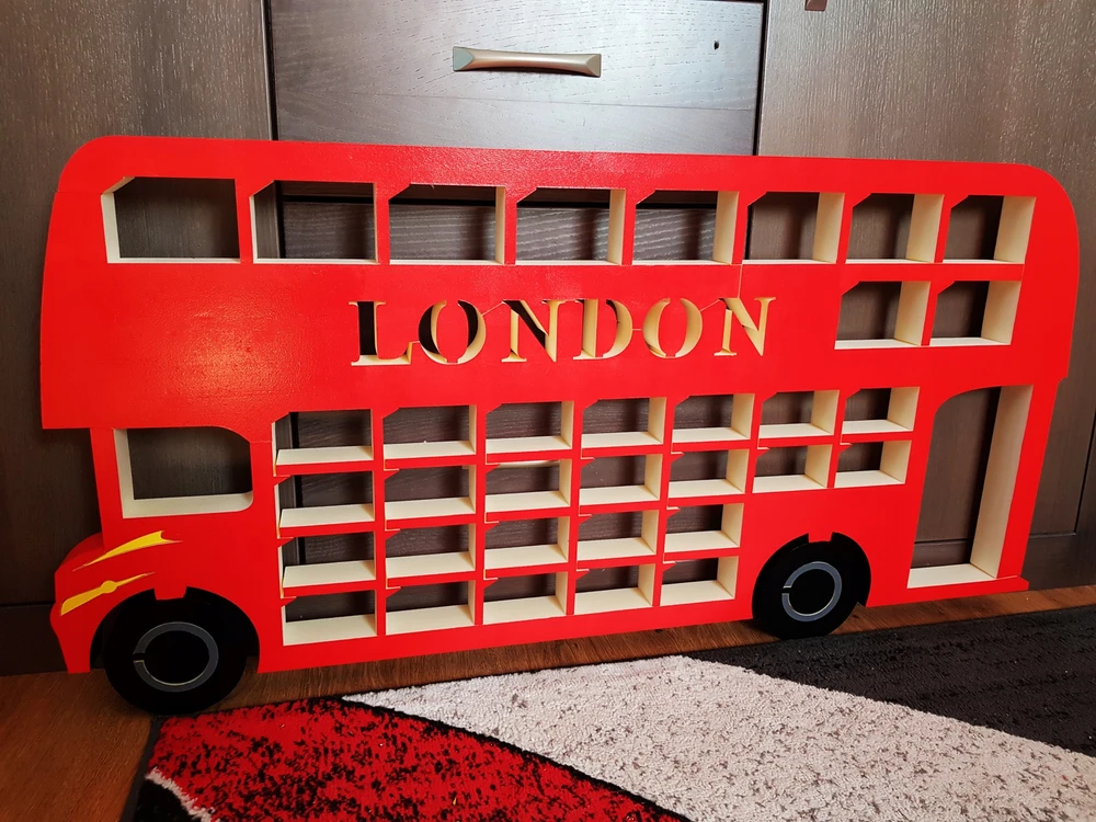 London Lentyna karštųjų ratų stovui / automobilių garažas