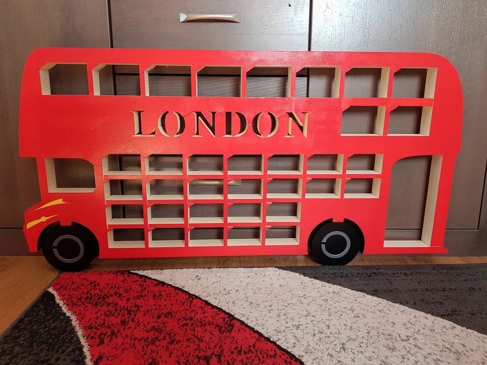 London Lentyna karštųjų ratų stovui / automobilių garažas