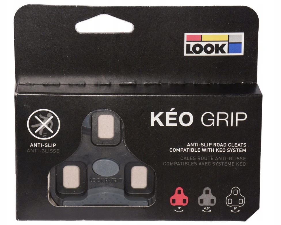 Plokštelės pedalams Look Keo Grip juodas