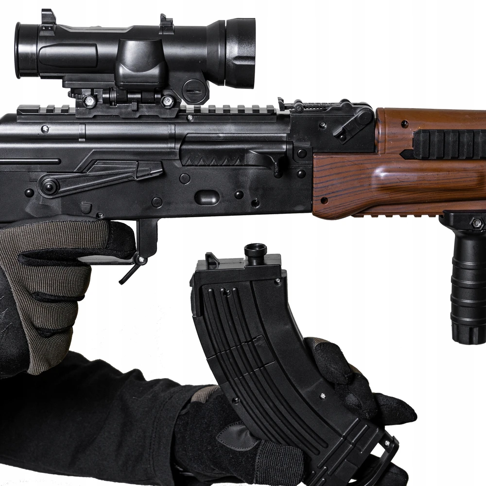 Loreho_Pl GEL BB GUN AUTOMATINĖ DUJŲ ŽURNALO DIDELIŲJŲ ŽURNALO REPLIKA