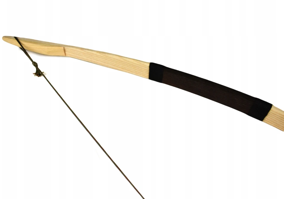 Loreho_Pl MEDINIS lankas 115cm QUIVER 10 STRĖLŲ SKYDAI Šaudymas iš lanko RUDAS