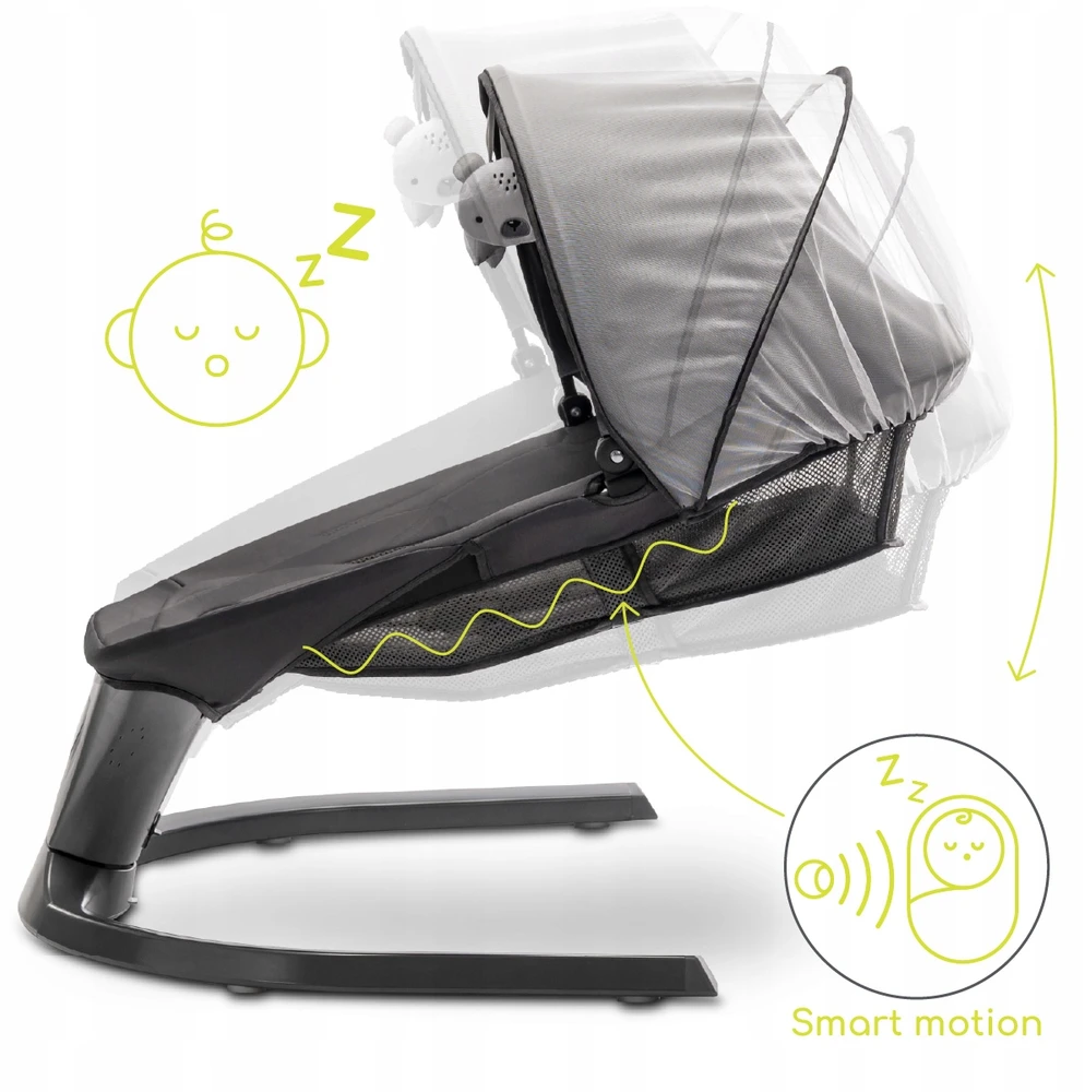 Lorelli Bouncer, Electric Rocker, Bluetooth nuotolinio valdymo pultas SIENA Graphite