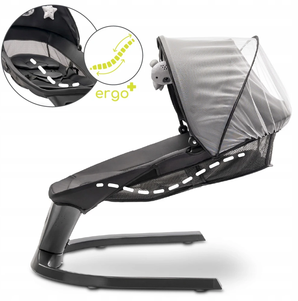 Lorelli Bouncer, Electric Rocker, Bluetooth nuotolinio valdymo pultas SIENA Graphite