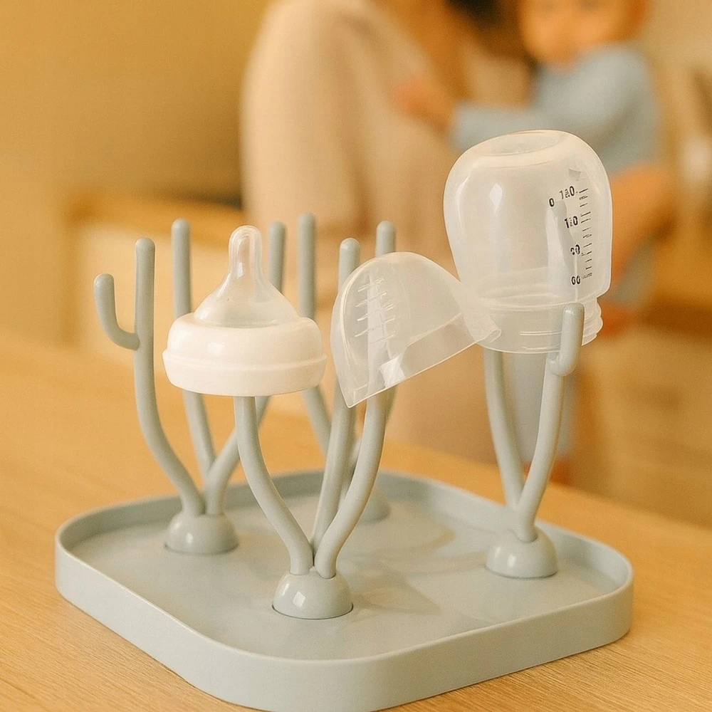 Lorelli Drying Rack džiovintuvas buteliams ir speneliams, žalias