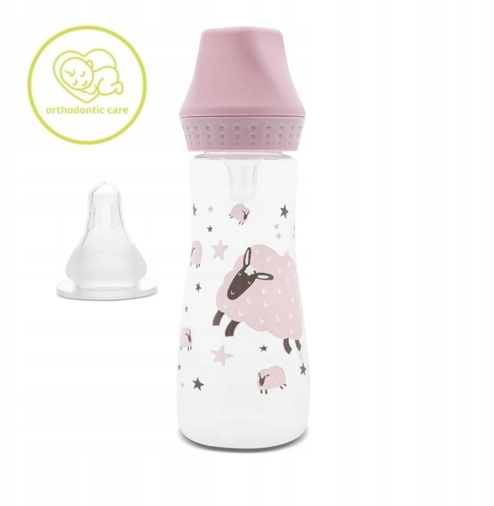 Lorelli maitinimo buteliukas nuo pilvo dieglių 250ml, rožinis
