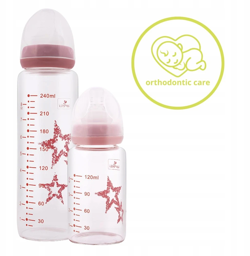 Lorelli stiklinis buteliukas nuo pilvo dieglių 240ml