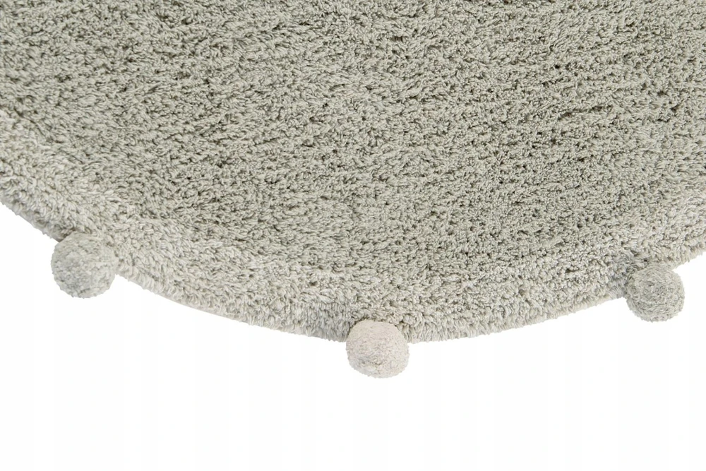 Lorena Canals Skalbiamas medvilninis kilimas Bubbly Olive-Natural 120 cm