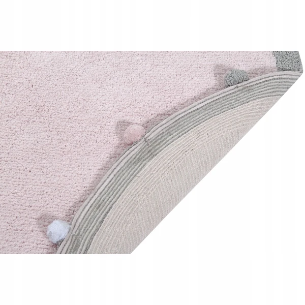 Lorena Canals Skalbiamas medvilninis kilimas Bubbly Soft Rožinė 120 cm