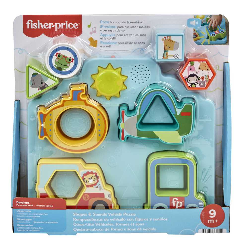 Mattel FISHER-PRICE formelių rūšiuoklė – Mašinėlės (HRP31)