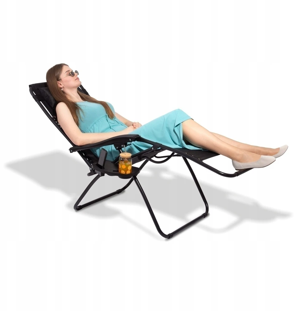 LOUNGER Garden Beach deginimosi fotelis Gravity Tadar Chair 66x160cm