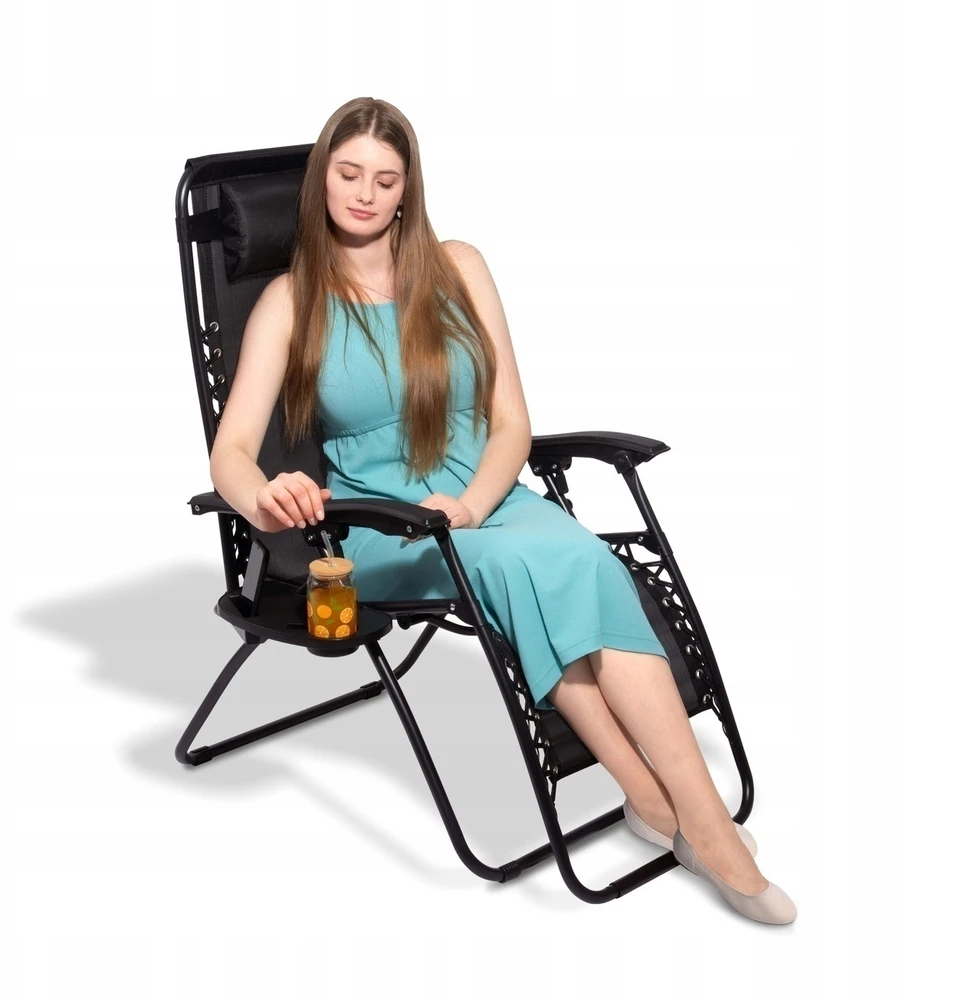 LOUNGER Garden Beach deginimosi fotelis Gravity Tadar Chair 66x160cm