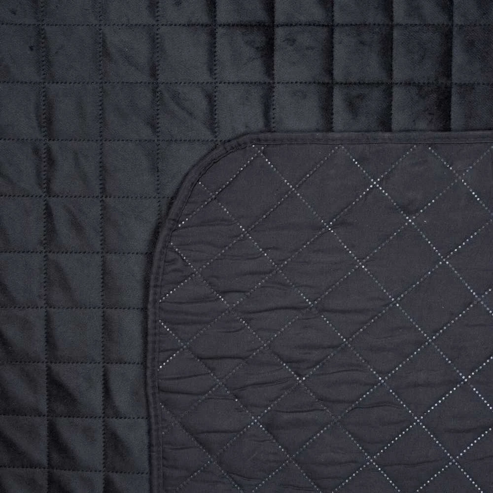 Eurofirany Lovatiesė NLO-03, 220x240 cm, juoda Lovatiesė