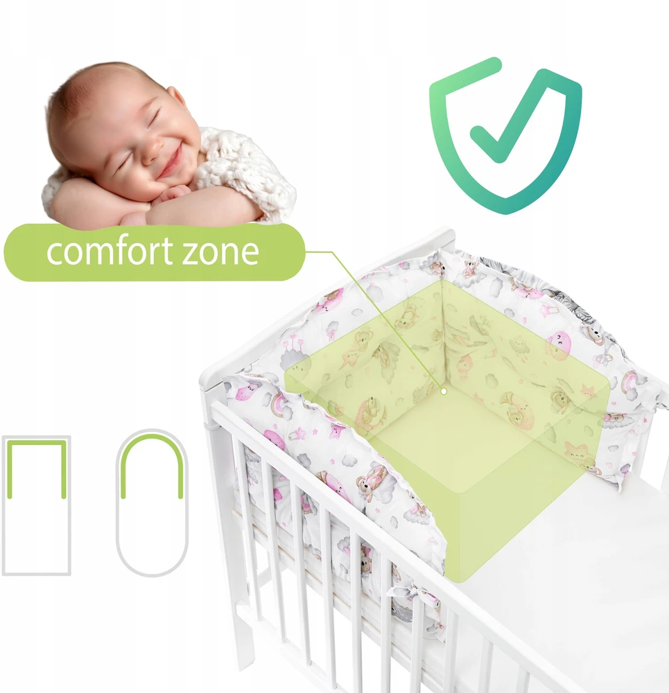 Lovelės apsauga Hobby Kids Sleeping teddy bear, 160x30 cm
