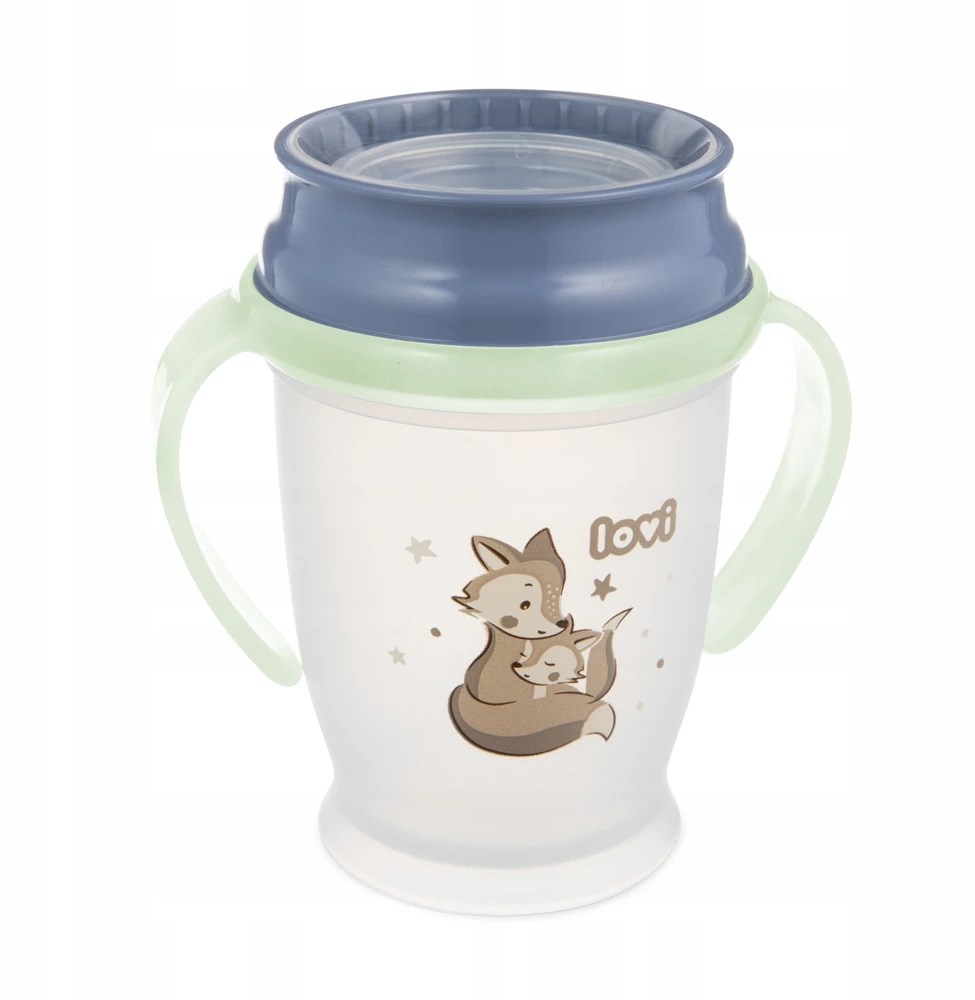 LOVI 1/611 puodelis 360 250ml Night&Day Fox