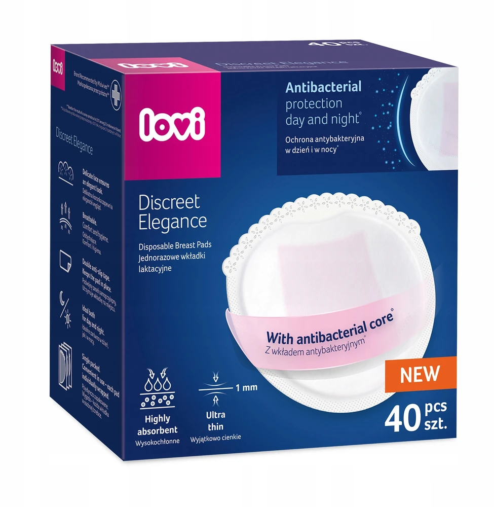 LOVI Įklotai į liemenėlę Discreet Elegance, 40vnt, 19/602