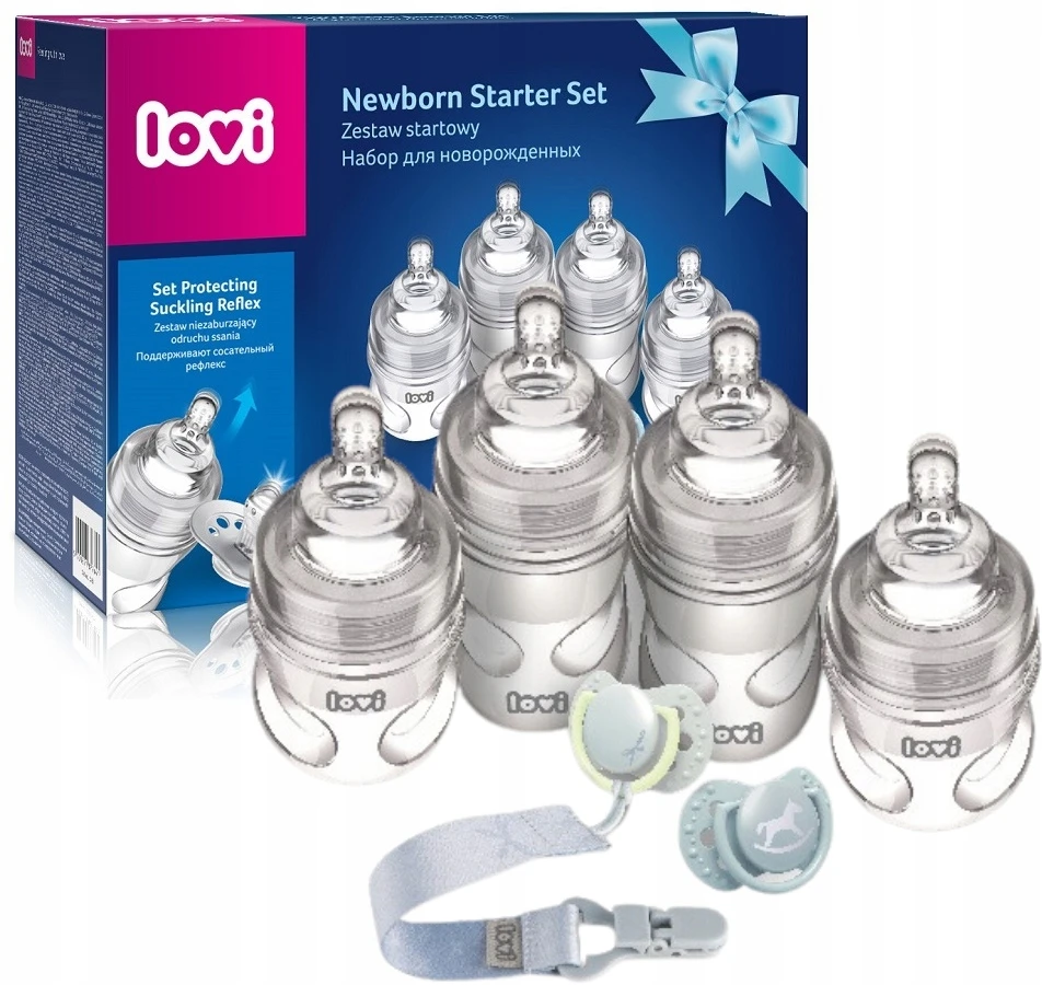 LOVI BABY SHOWER BOY - rinkinys naujagimiams, mėlynas, 0m+