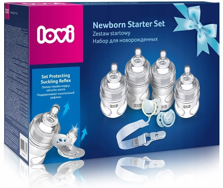 LOVI BABY SHOWER BOY - rinkinys naujagimiams, mėlynas, 0m+