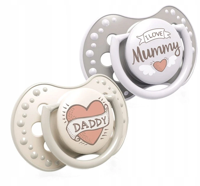 LOVI 22/866 Dinaminis silikoninis čiulptukas 0-3 m 2vnt I Love