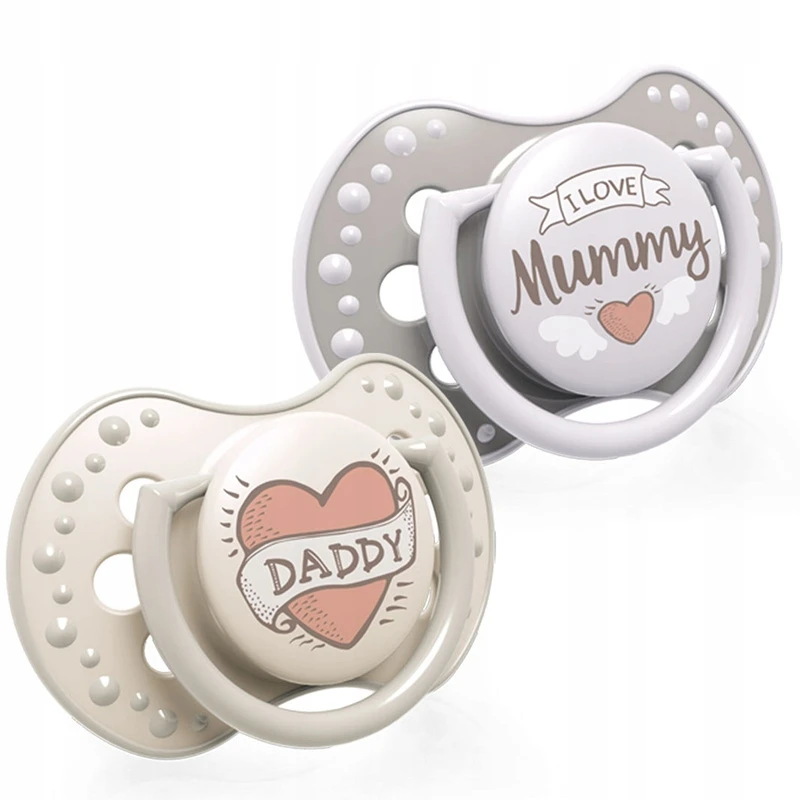 LOVI 22/867 Dinaminis silikoninis čiulptukas 3-6 m 2vnt I Love