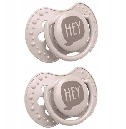 LOVI silikoninis dinaminis čiulptukas HEY GIRL, 6-18m, 2 vnt, ruda, 22/887merg