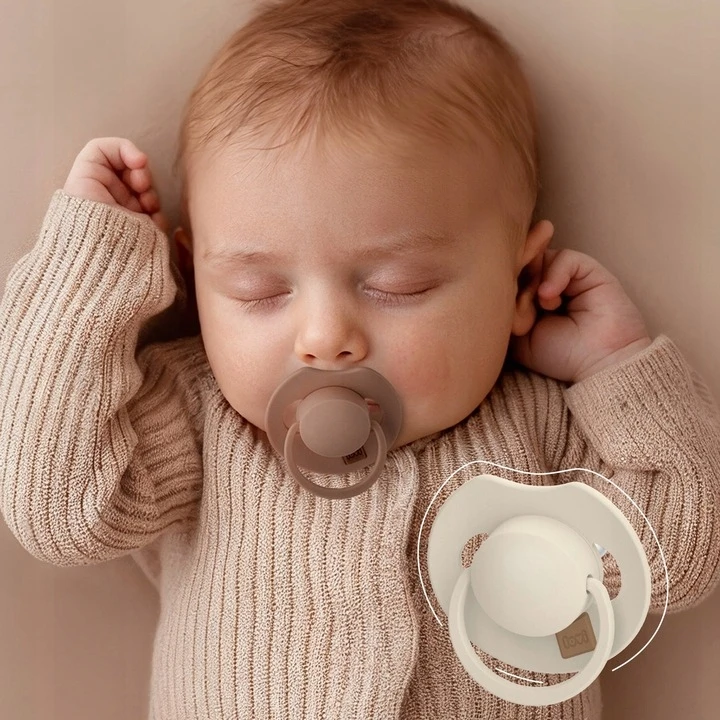 LOVI silikoniniai dinaminiai čiulptukai Prime, Coconut/ Ivory, 6-18m, 2 vnt., 34/402