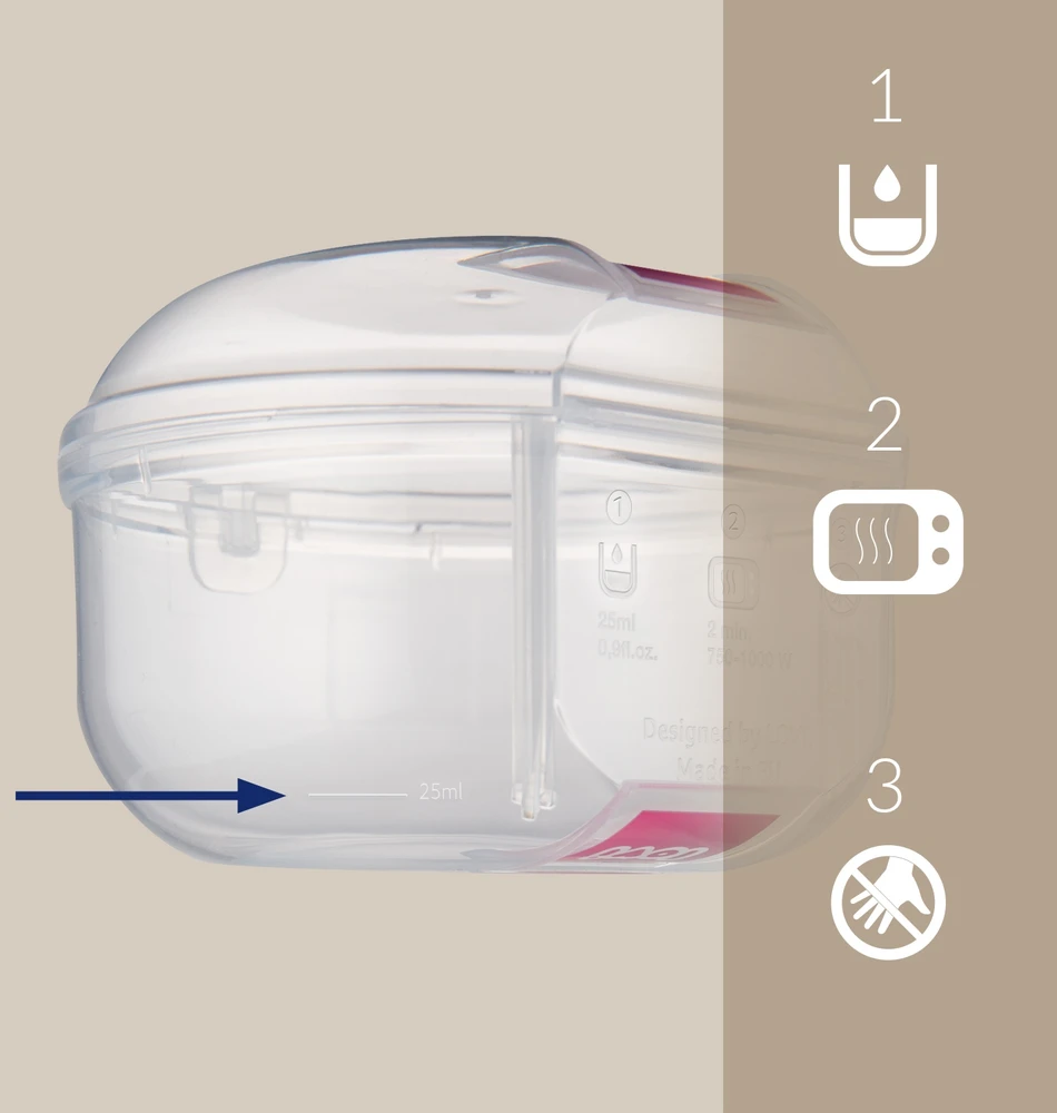 LOVI silikoniniai dinaminiai čiulptukai Prime, Peony Rožinė, 6–18 mėn., 3 vnt., 34/455