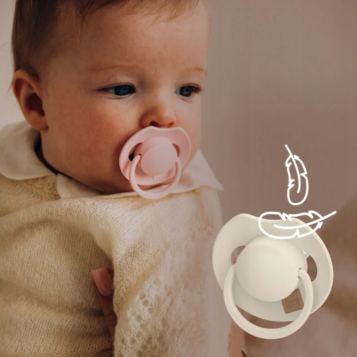 LOVI PRIME TUTTI FRUTTI DYNAMIC čiulptukas 0-6m 2vnt ROSE/ROSE CREAM