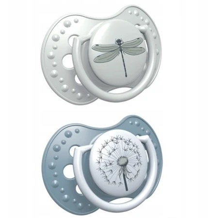 LOVI 22/871 Dinaminis silikoninis čiulptukas 6-18 m 2vnt Botanic Boy