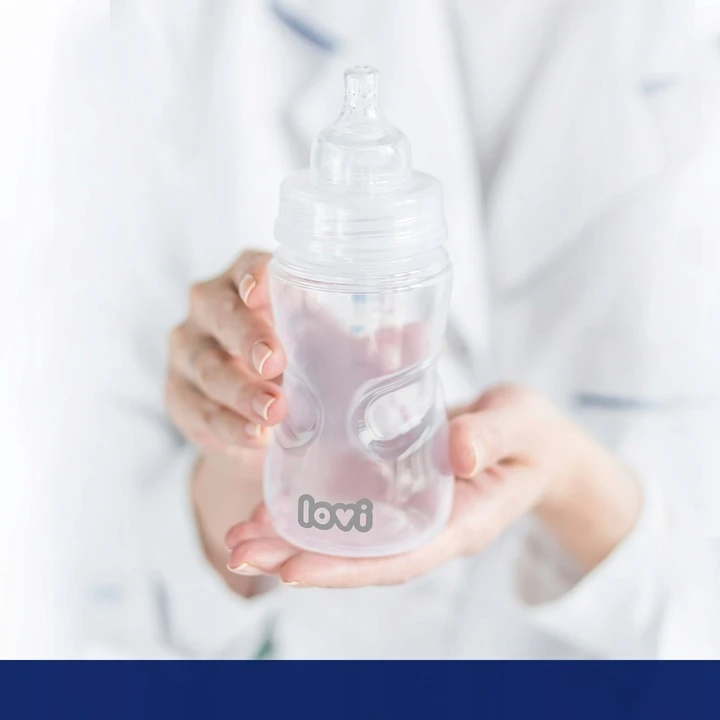 LOVI STIKLINIS BUTELIS KŪDIKIAMS 150ml 0m+