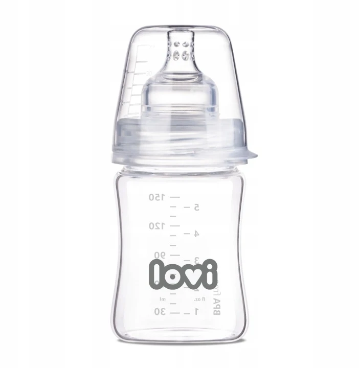 LOVI STIKLINIS BUTELIS KŪDIKIAMS 150ml 0m+