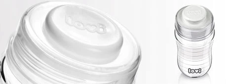 LOVI stiklinis buteliukas DIAMOND GLASS Baby Shower boy, 250 ml, 74/204boy