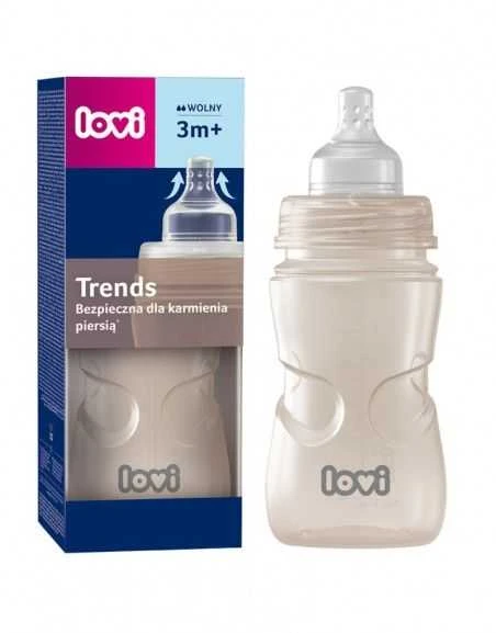 LOVI 21/563 buteliuko tendencijos 250ml smėlio spalvos