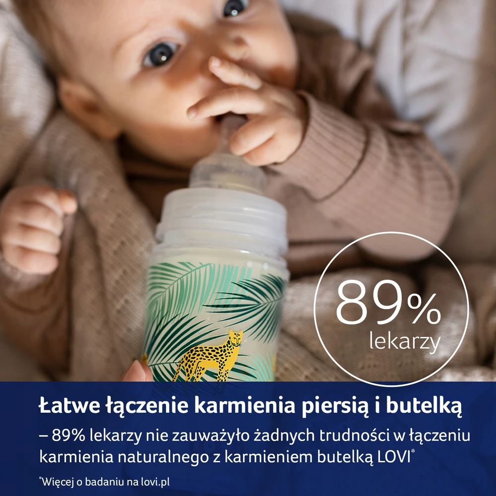 LOVI TRENDS VAIKŲ BUTELAS 250 ML JUNGLE VIBES 21/594 3M+