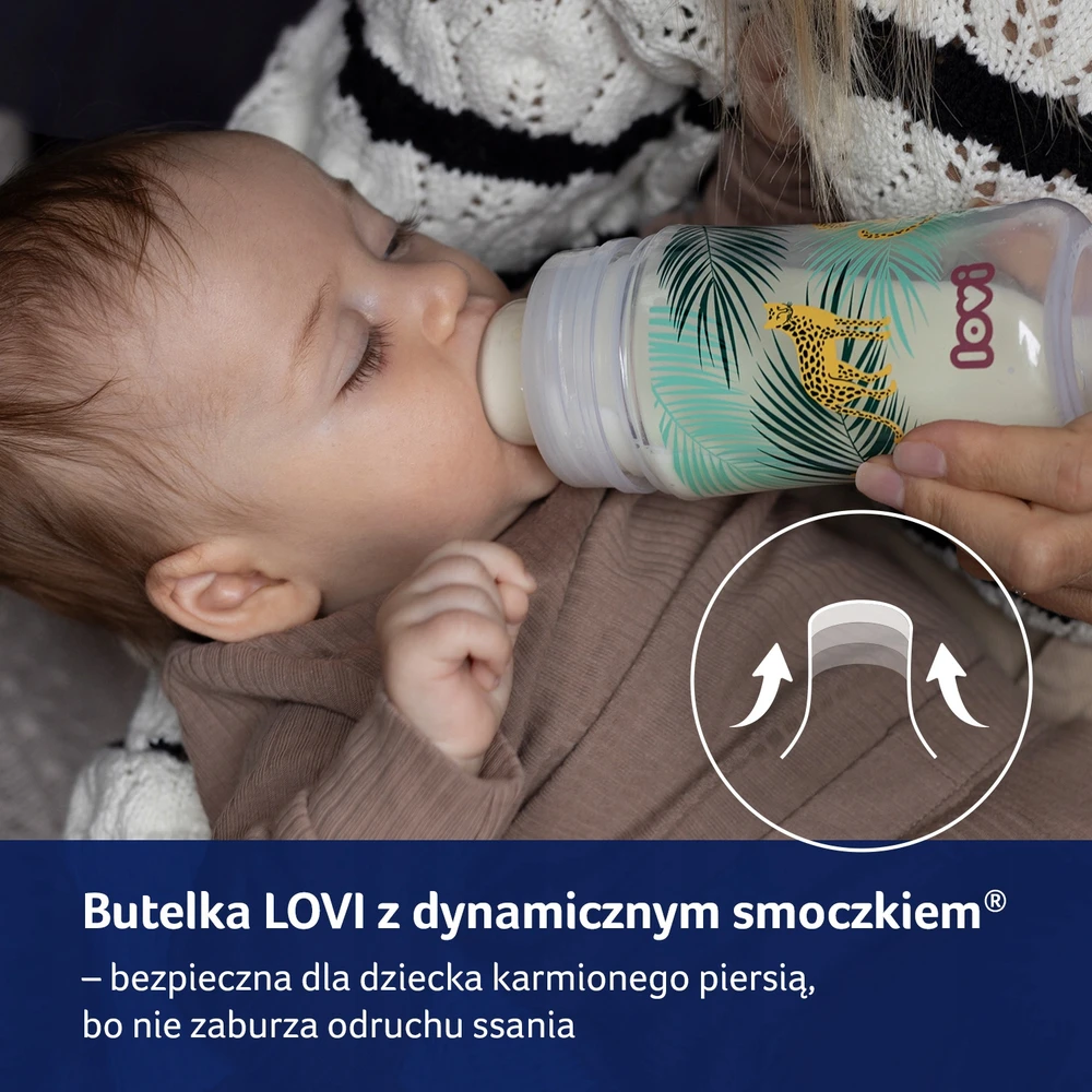 LOVI TRENDS VAIKŲ BUTELAS 250 ML JUNGLE VIBES 21/594 3M+