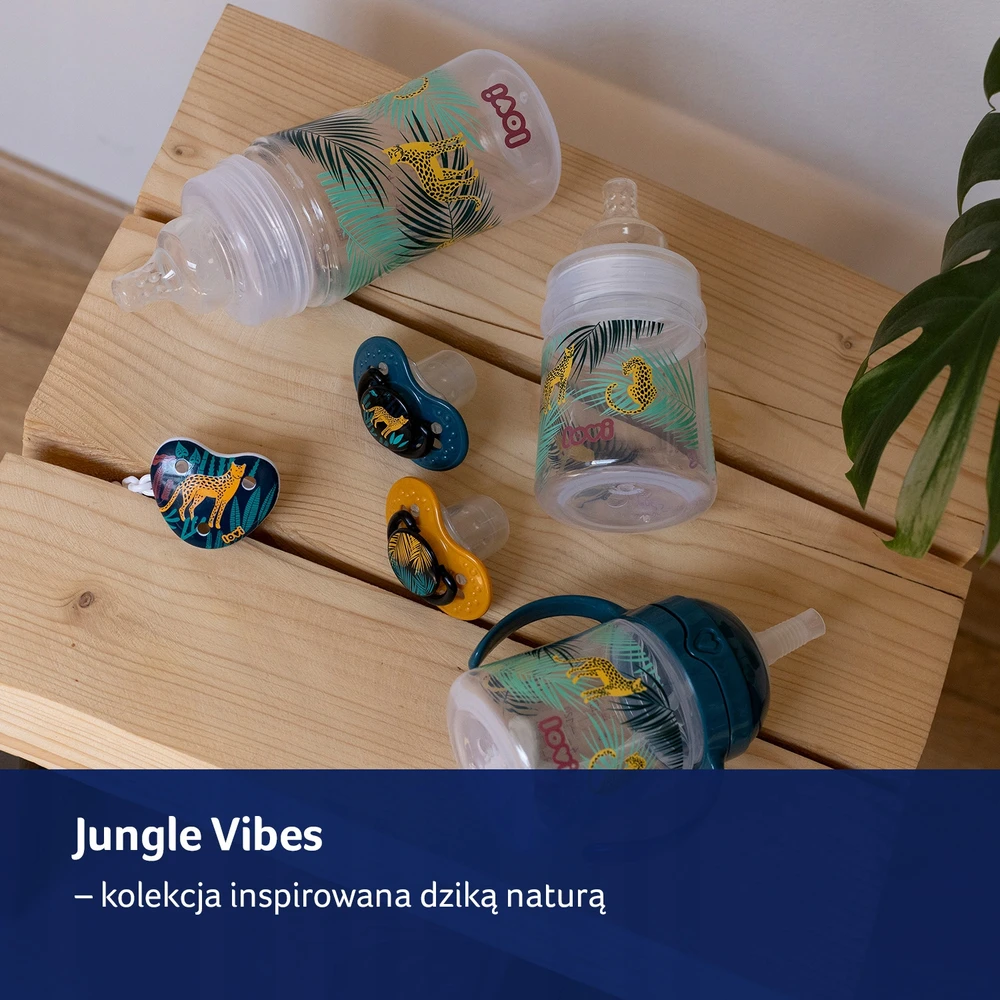 LOVI TRENDS VAIKŲ BUTELAS 250 ML JUNGLE VIBES 21/594 3M+
