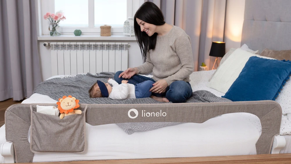 Lovos turėklai SAUGOS VARTŲ SPYNĖS 150cm Lionelo Eva