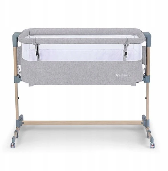 Lovytė Kinderkraft Neste Air, Pilkas light melange wood