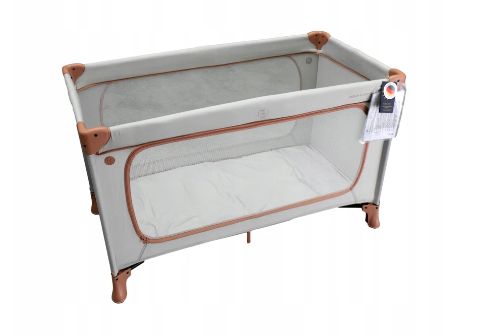 Lovytė turystyczne Hauck Dream N Play Plus Dusty Cork składane USZKODZONE