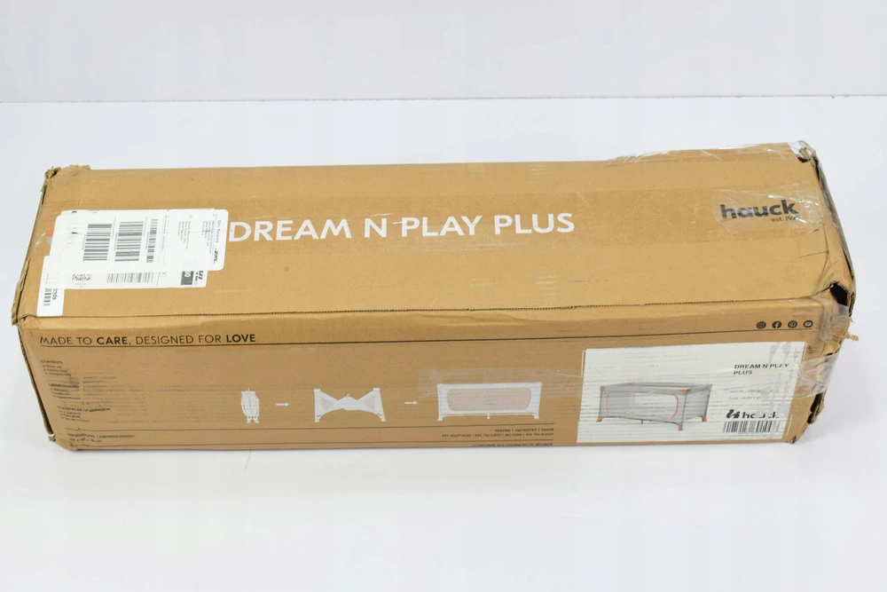 Lovytė turystyczne Hauck Dream N Play Plus Dusty Cork składane USZKODZONE