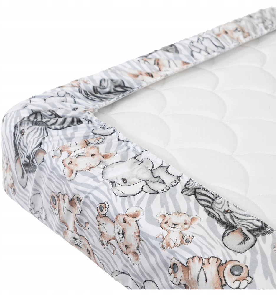 Lovytės paklodė 140x70 cm su elastine čiužinio juostele Cotton HOBBY Kids