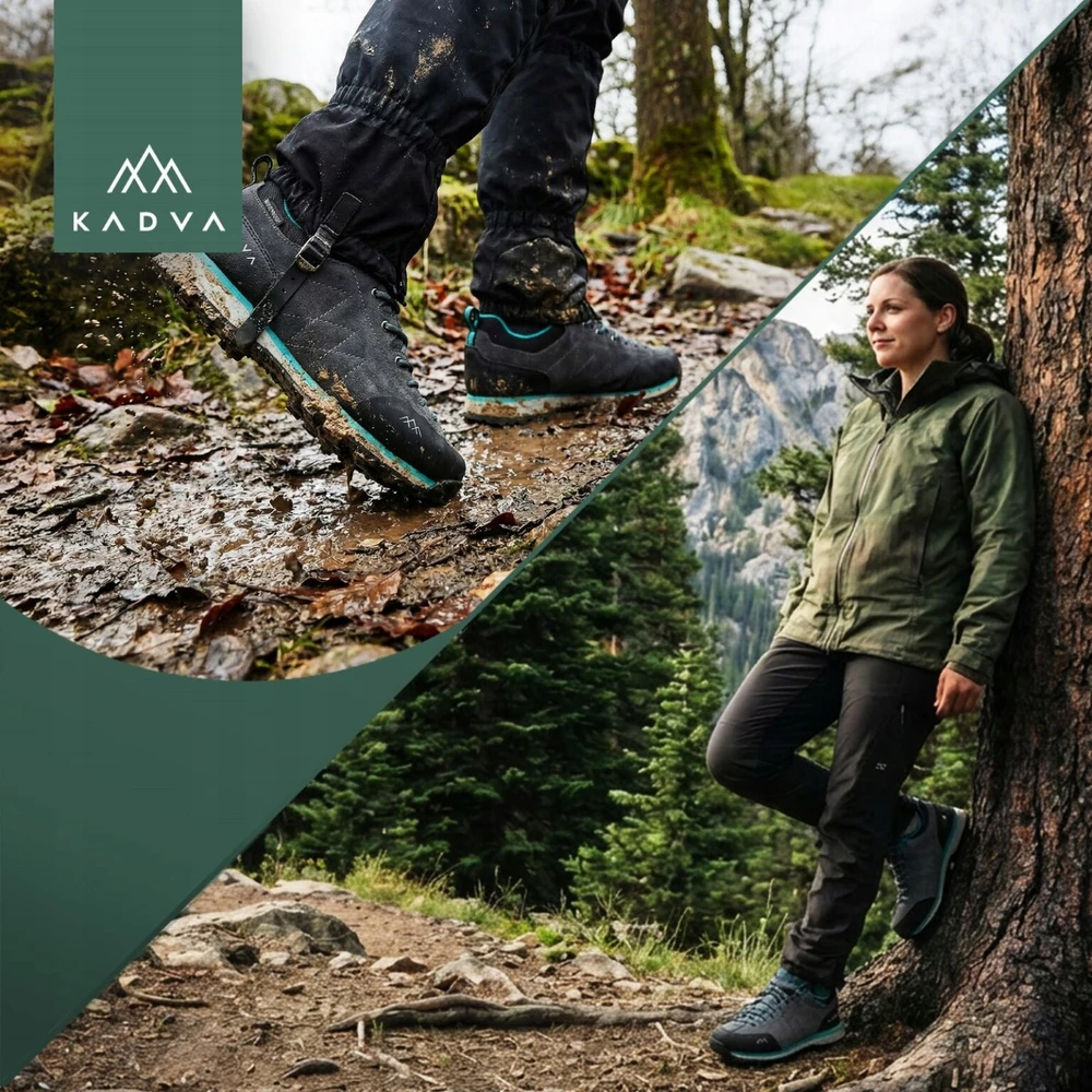 LOW moteriški žygio batai KADVA Stride Low WaterProof pilka 40 TOP