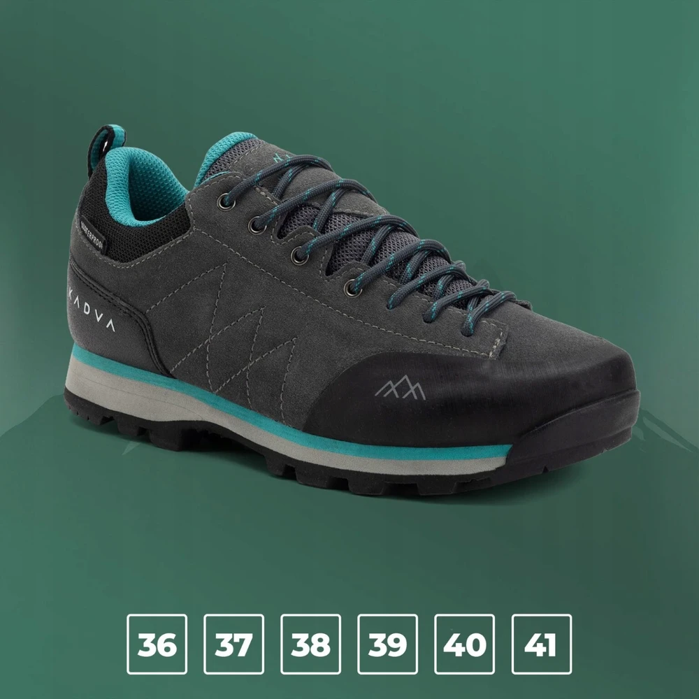 LOW moteriški žygio batai KADVA Stride Low WaterProof pilka 40 TOP